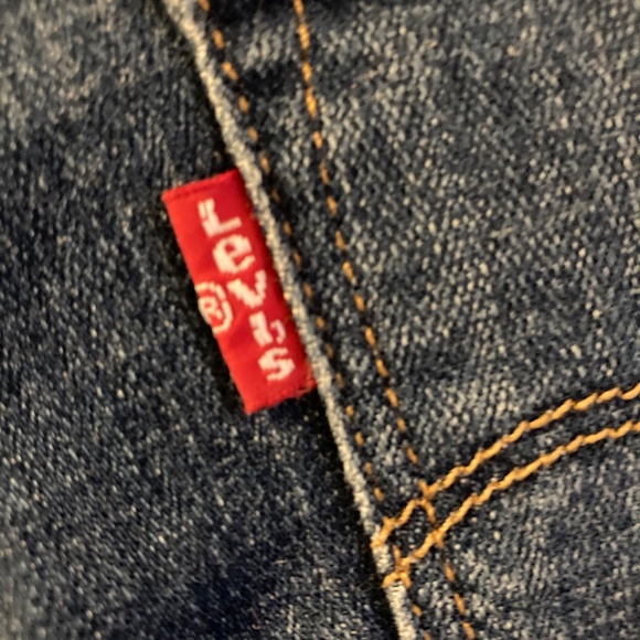 LEVI'S Bermuda Shorts Dark Wash Size 27 - Picture 7 of 14